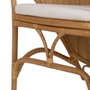 Ixia Sillón Natural de Ratán para Decoración 65 x 63 x 78 cm