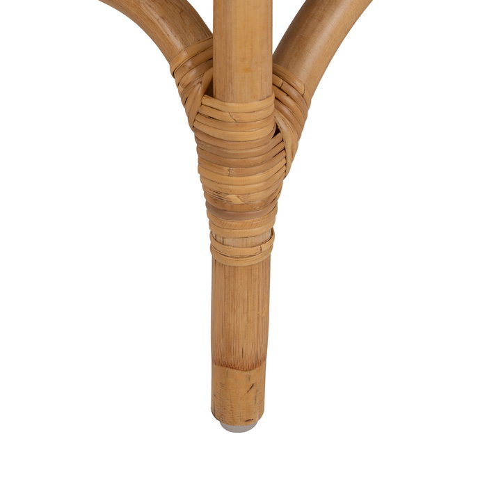 Ixia Sillón Natural de Ratán para Decoración 65 x 63 x 78 cm