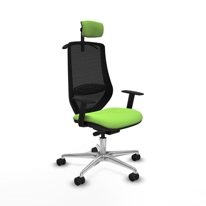 PIQUERAS Y CRESPO Silla de oficina Mardos con mecanismo Sincro/Traslack color Pistacho y Negro PIQUERAS Y CRESPO Silla de oficina Mardos con mecanismo Sincro/Traslack color Pistacho y Negro