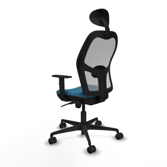 PIQUERAS Y CRESPO Silla de oficina Jorquera Verde petróleo y Gris PIQUERAS Y CRESPO Silla de oficina Jorquera Verde petróleo y Gris