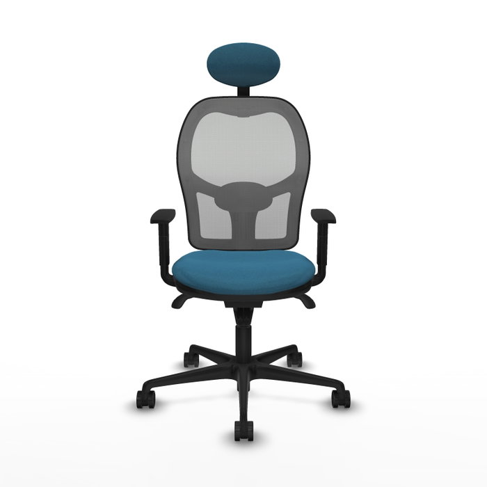 PIQUERAS Y CRESPO Silla de oficina Jorquera Verde petróleo y Gris PIQUERAS Y CRESPO Silla de oficina Jorquera Verde petróleo y Gris
