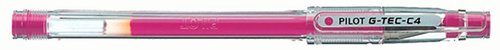 Pilot G-TEC-C4 Bolígrafo de Tinta Gel Rosa