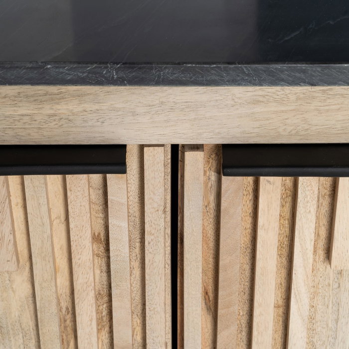 Aparador Madera-Mármol Salón 179 X 57 X 90 cm