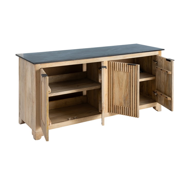Aparador Madera-Mármol Salón 179 X 57 X 90 cm