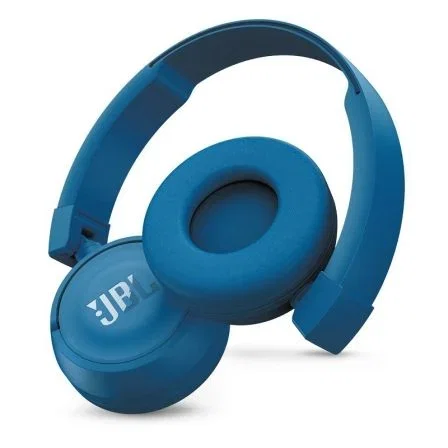 AURICULARES BLUETOOTH JBL T450BT BLUE - 20 HZ-20 KHZ - MICRÓFONO INTEGRADO - PLEGABLES - BATERÍA RECARGABLE - FUNCIÓN MANOS LIBRES