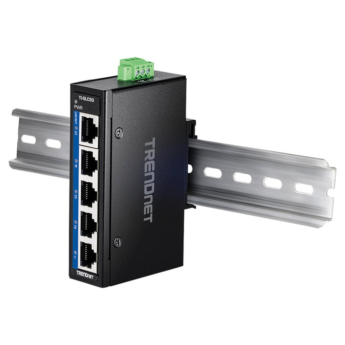 Trendnet TI-GLC50 Switch No Administrado Gigabit Ethernet 10/100/1000 Negro 5 Puertos