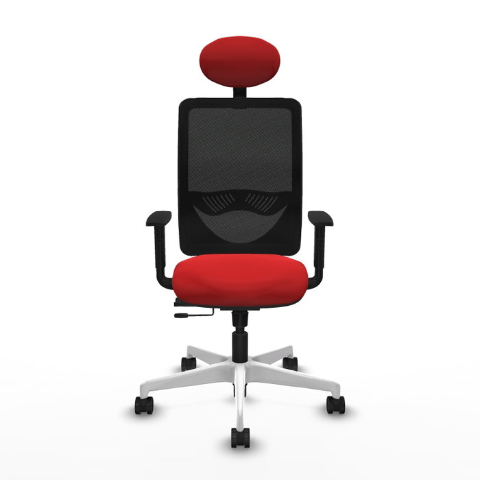PIQUERAS Y CRESPO Silla de oficina Zulema Rojo/Negro con Mecanismo Sincro/Traslack PIQUERAS Y CRESPO Silla de oficina Zulema Rojo/Negro con Mecanismo Sincro/Traslack