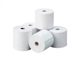 Blanca Rollo Sumadora Térmico 80x80x12 mm Sin Bisfenol Paquete 8 Unidades