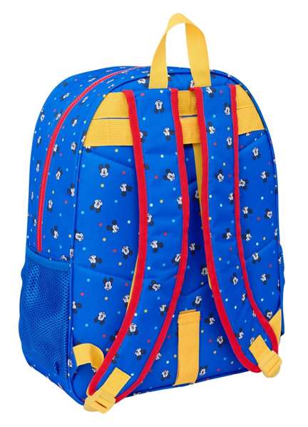 Mochila Escolar Mickey Mouse Clubhouse Good day Azul 33 x 42 x 14 cm