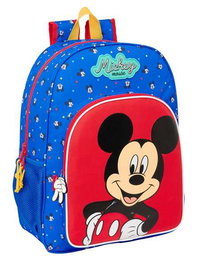Mochila Escolar Mickey Mouse Clubhouse Good day Azul 33 x 42 x 14 cm