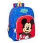 Mochila Escolar Mickey Mouse Clubhouse Good day Azul 33 x 42 x 14 cm