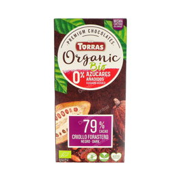 TORRAS Chocolate Negro 79% Criollo Forastero 100G Bio S/A