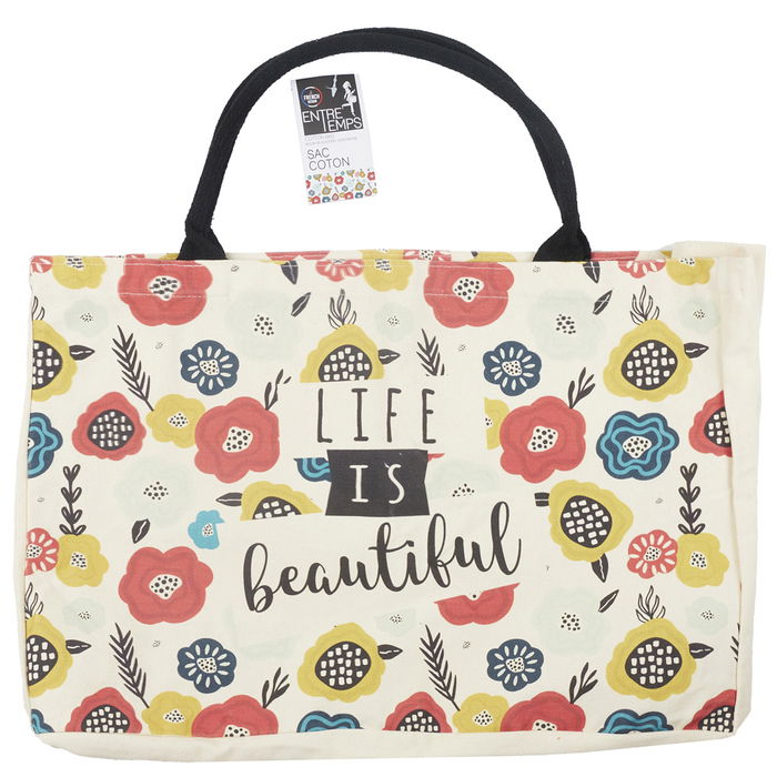 Entre Temps Bolsa Algodón Liberty 42x58 cm