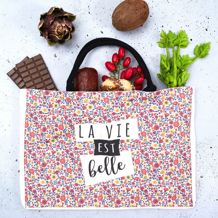 Entre Temps Bolsa Algodón Liberty 42x58 cm