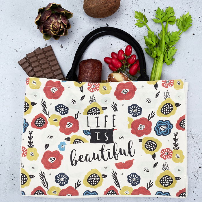 Entre Temps Bolsa Algodón Liberty 42x58 cm