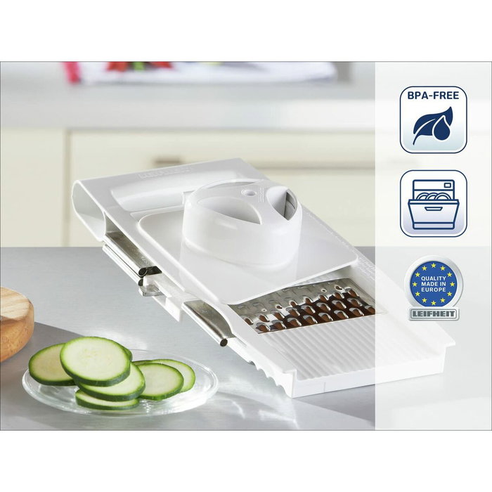 Leifheit ComfortLine 23170 Rallador universal multifuncional de acero inoxidable