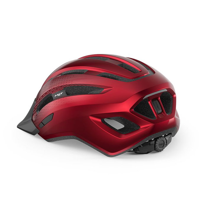 MET Casco Downtown Unisex M/L 58-61 cm Touring Urbano con Visera