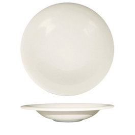 Summa Valet Gourmet Plato Sky 30 cm Plato Vitro Porcelana Color Marfil (Set de 6)