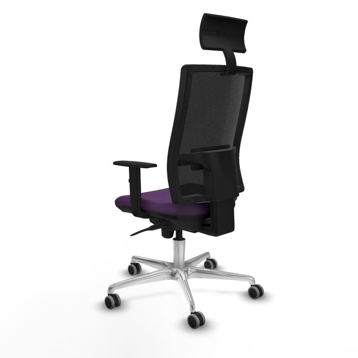 PIQUERAS Y CRESPO Silla de oficina Horna con Mecanismo Sincro, Morado y Negro PIQUERAS Y CRESPO Silla de oficina Horna con Mecanismo Sincro, Morado y Negro