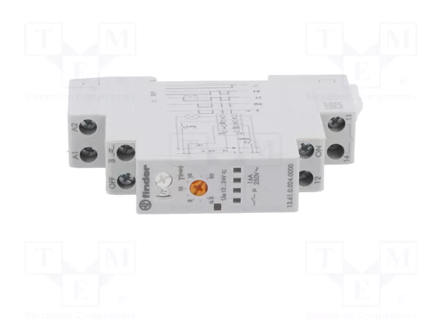 FINDER Relé de instalación 13.61 SPDT 24V AC