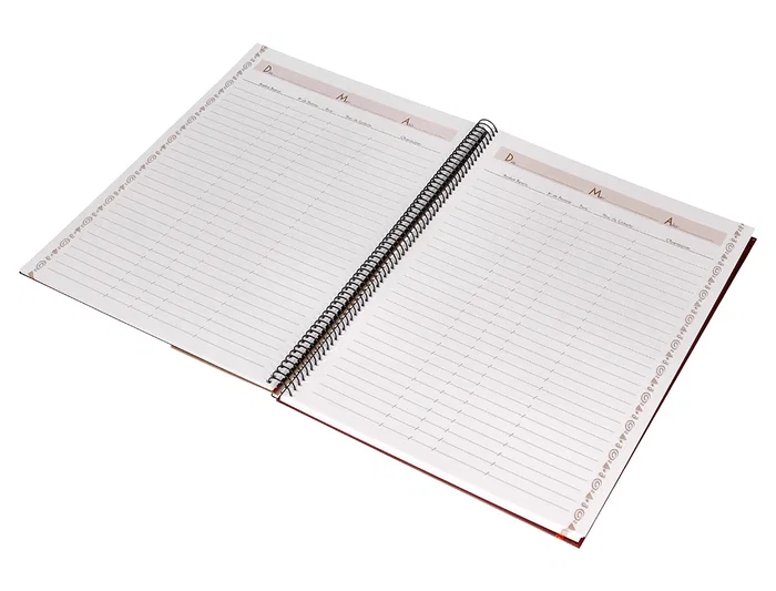 Liderpapel Libro de Reservas Espiral DIN A4 Restaurante 80 Hojas 80 gr
