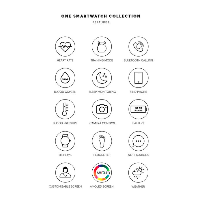 Smartwatch ONE OSW0025RM51D Mujer