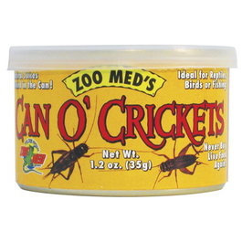 ZooMed Grillos de Lata para Adultos, 60 latas