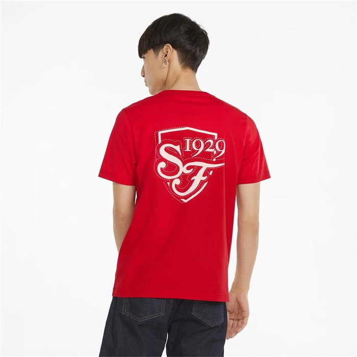 Camiseta de Manga Corta Hombre Puma 533750 02 Rojo (L)