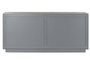 DKD Home Decor Buffet Mango y Piedra Gris Rugoso