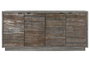 DKD Home Decor Buffet Mango y Piedra Gris Rugoso