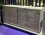DKD Home Decor Buffet Mango y Piedra Gris Rugoso