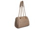 Lucky Bees 391 Bandolera Camel de Polipiel con Bolsillos Interiores, 25x11x21 cm