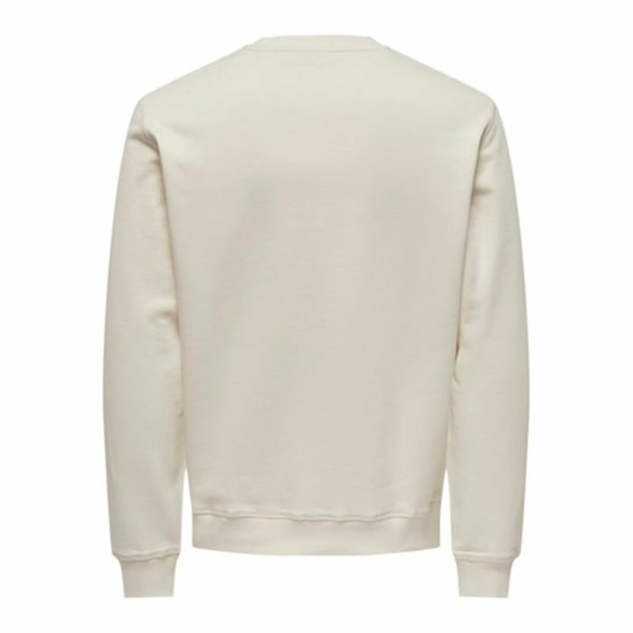 Sudadera sin Capucha Hombre Only & Sons Onsdan Unshed Reg Crew Neck Blanco