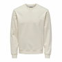Sudadera sin Capucha Hombre Only & Sons Onsdan Unshed Reg Crew Neck Blanco