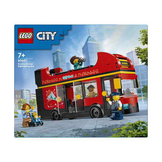 LEGO City Autobús Turístico Rojo de Dos Plantas 60407 LEGO City Autobús Turístico Rojo de Dos Plantas 60407