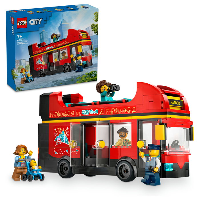 LEGO City Autobús Turístico Rojo de Dos Plantas 60407 LEGO City Autobús Turístico Rojo de Dos Plantas 60407