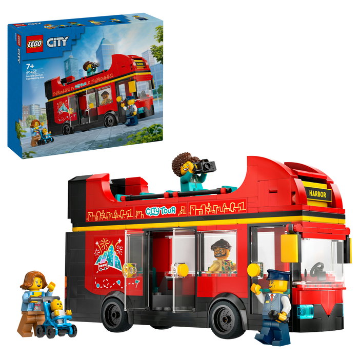 LEGO City Autobús Turístico Rojo de Dos Plantas 60407 LEGO City Autobús Turístico Rojo de Dos Plantas 60407