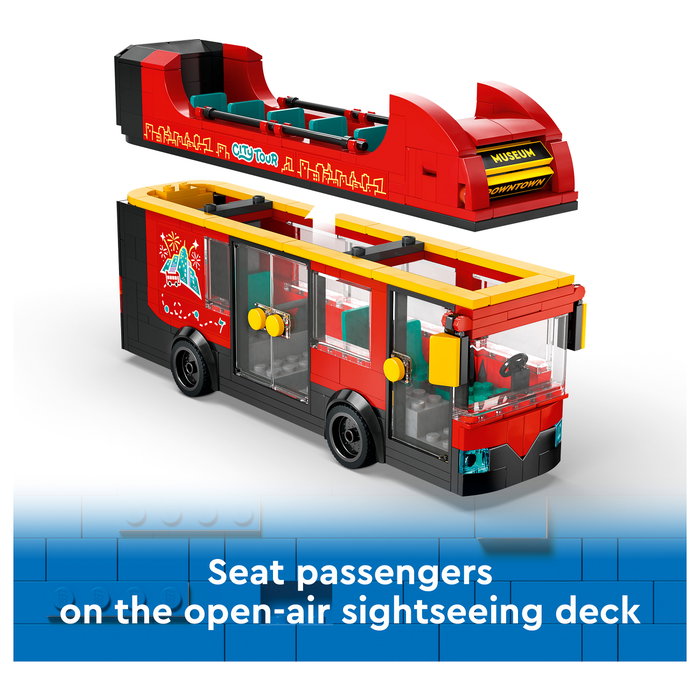 LEGO City Autobús Turístico Rojo de Dos Plantas 60407 LEGO City Autobús Turístico Rojo de Dos Plantas 60407