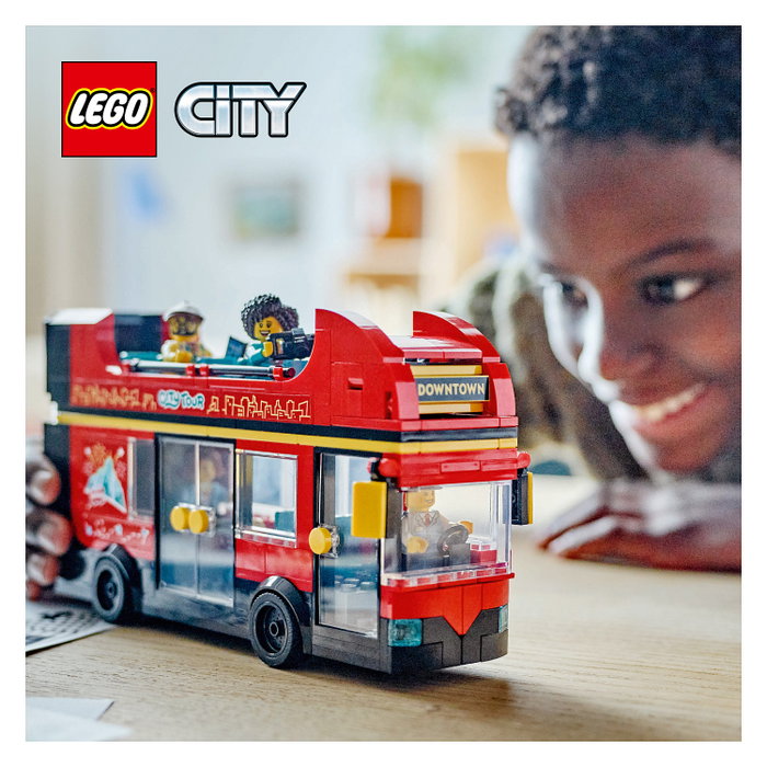 LEGO City Autobús Turístico Rojo de Dos Plantas 60407 LEGO City Autobús Turístico Rojo de Dos Plantas 60407