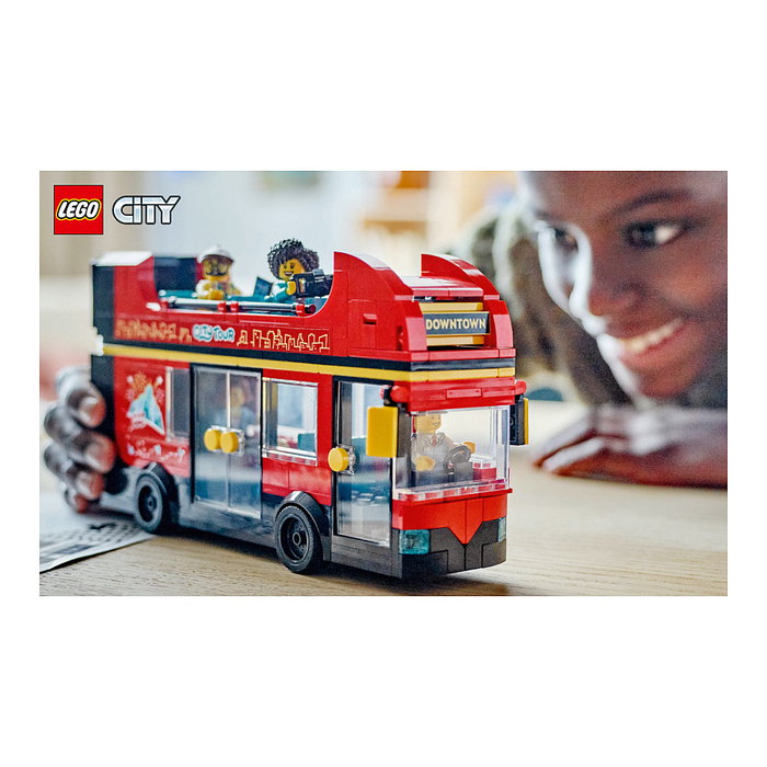 LEGO City Autobús Turístico Rojo de Dos Plantas 60407 LEGO City Autobús Turístico Rojo de Dos Plantas 60407