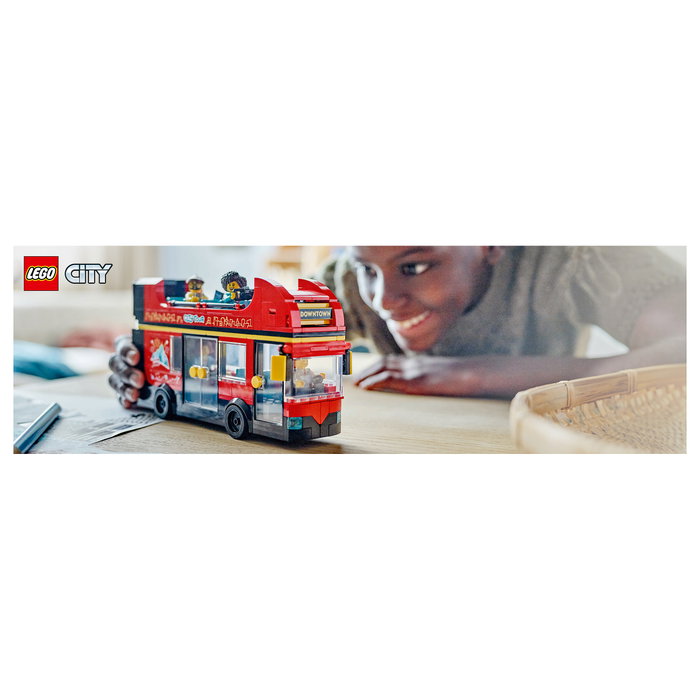 LEGO City Autobús Turístico Rojo de Dos Plantas 60407 LEGO City Autobús Turístico Rojo de Dos Plantas 60407