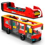 LEGO City Autobús Turístico Rojo de Dos Plantas 60407 con 5 Minifiguras y Bebé, Set de Construcción para Niños +7 Años