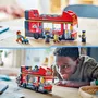 Lego 60407 Autobús Rojo de Dos Pisos, Autobús de Juguete, Vehículo para Niños a Partir de 7 Años