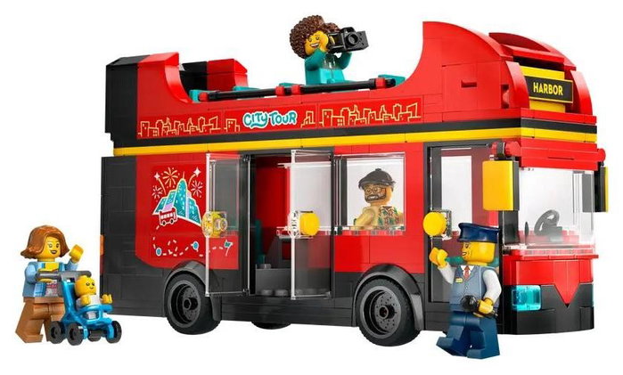 LEGO City Autobús Turístico Rojo de Dos Plantas 60407 LEGO City Autobús Turístico Rojo de Dos Plantas 60407