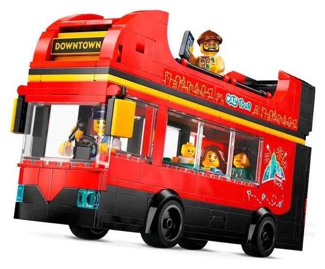 LEGO City Autobús Turístico Rojo de Dos Plantas 60407 LEGO City Autobús Turístico Rojo de Dos Plantas 60407