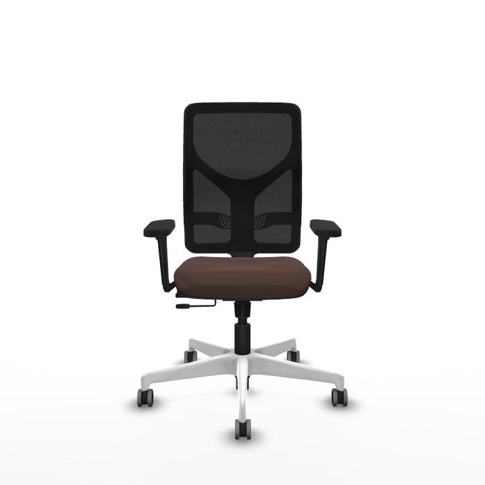 PIQUERAS Y CRESPO Silla de oficina Motilla con mecanismo Sincro/Traslack Marrón oscuro/Negro PIQUERAS Y CRESPO Silla de oficina Motilla con mecanismo Sincro/Traslack Marrón oscuro/Negro
