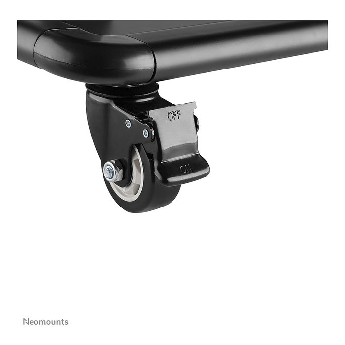 Neomounts NS-M4000BLACK Soporte de suelo móvil para TV, Carro para Televisores de 60 a 105 Pulgadas (152-267 cm), Capacidad 150 kg, Negro