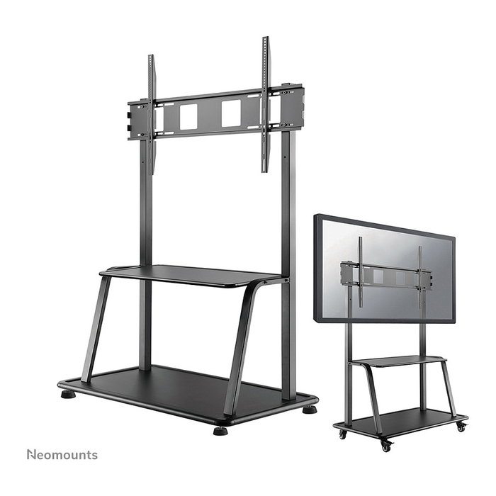 Neomounts NS-M4000BLACK Soporte de suelo móvil para TV, Carro para Televisores de 60 a 105 Pulgadas (152-267 cm), Capacidad 150 kg, Negro