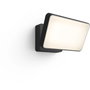 Philips Hue White Proyector Exterior Welcome, Luz de Pared Inteligente Bluetooth/Zigbee, Blanco Cálido 2700K, 2600lm, IP44, Negro