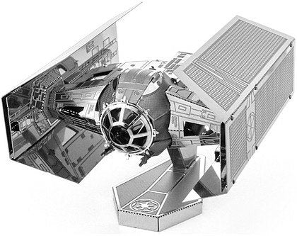 Fascinations Maqueta 3D Metal Star Wars Darth Vader Tie Advanced X1 Starfighter Montaje sin Pegamento ni Soldadura Fascinations Maqueta 3D Metal Star Wars Darth Vader Tie Advanced X1 Starfighter Montaje sin Pegamento ni Soldadura